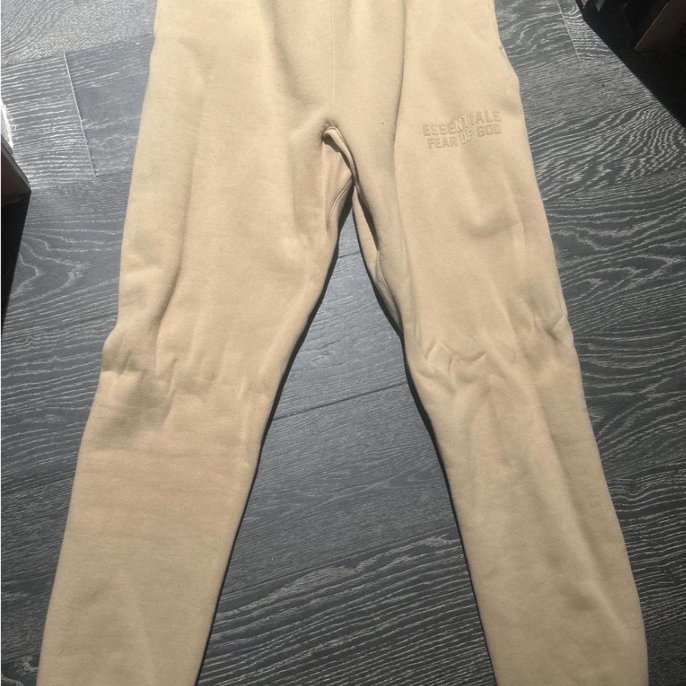 Fear of God Kids Tan ESSENTIALS Sweatpants